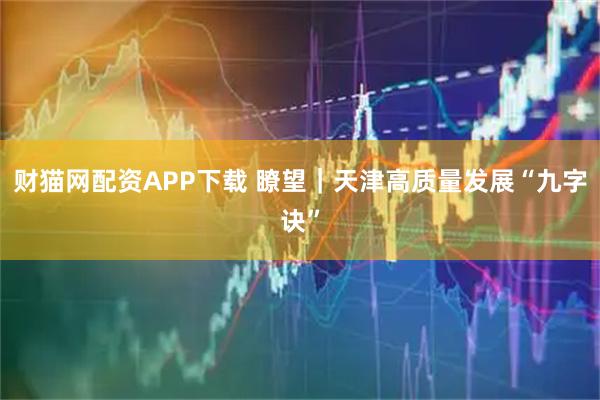 财猫网配资APP下载 瞭望｜天津高质量发展“九字诀”